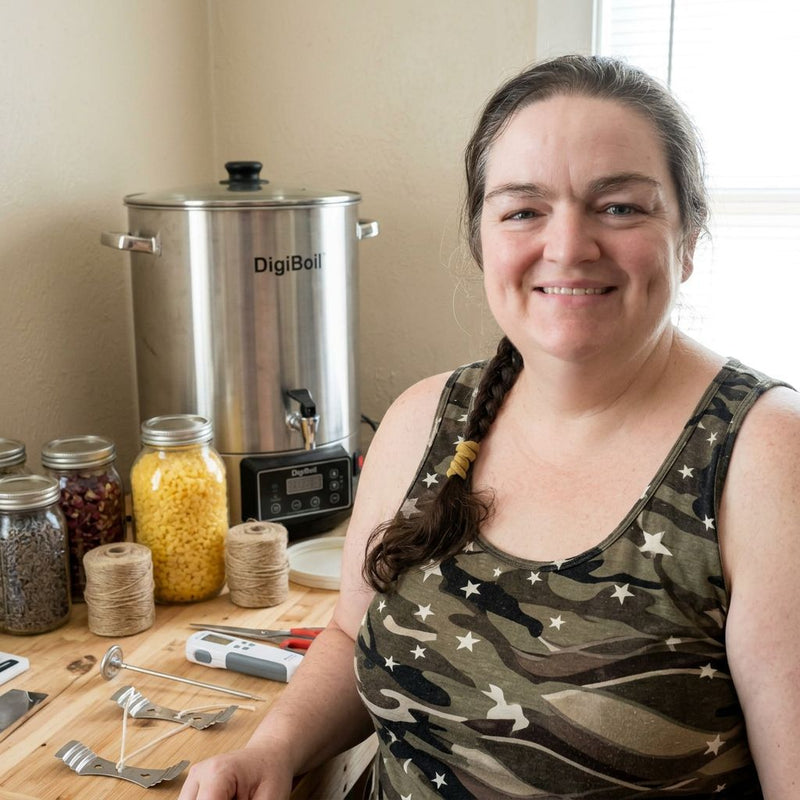 Debra Andrews, founder and maker of Unicorn Fairy Circles